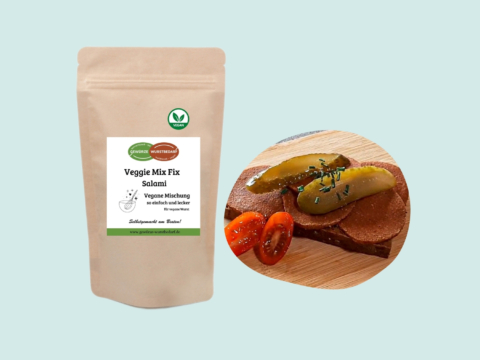 Mix Fix für veganes Salami selber machen